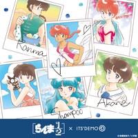 「らんま1/2」とITS' DEMOのコラボアイテムのイメージ。