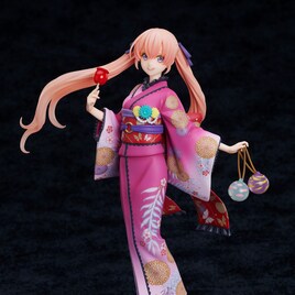 「カッコウの許嫁」浴衣姿のエリカのフィギュア、りんご飴とヨーヨーを手に