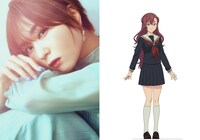 左が富田美憂、右が椿里美。 (c)DMM・TROYCA／忍の一時製作委員会