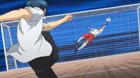 TVアニメ「シュート！Goal to the Future」第1話より。