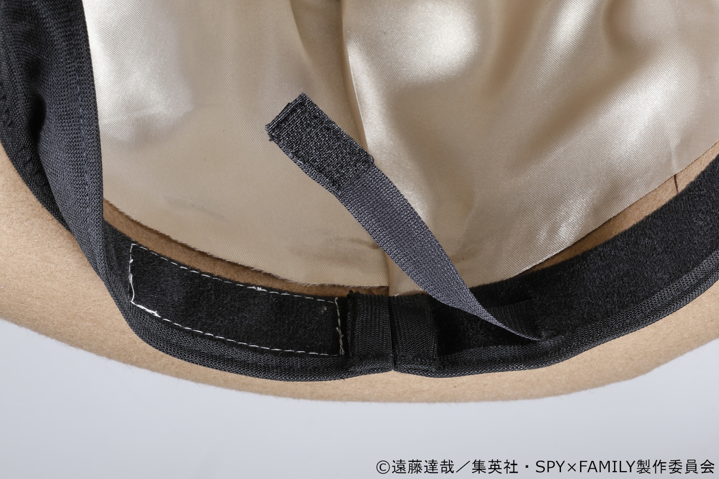 「中折れ帽（ロイドVer.）」の裏地。