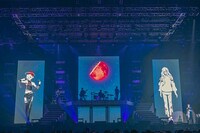 「VISUAL PRISON 1st GIG -RED MOON-」の様子。