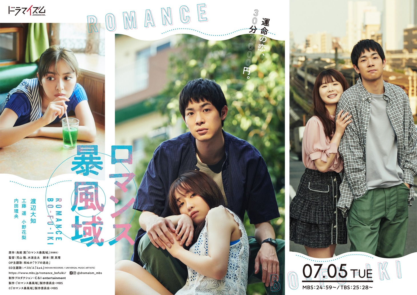 ドラマ「ロマンス暴風域」ポスタービジュアル