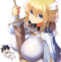 「聖騎士になったけど団長のおっぱいが凄すぎて心が清められない」カット