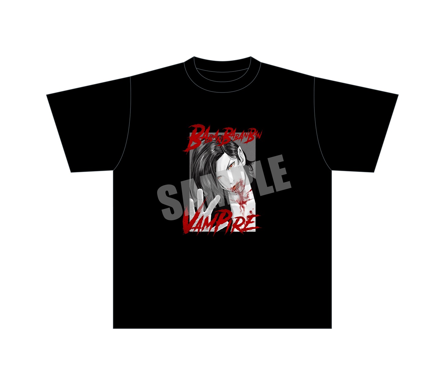 「森蘭丸Tシャツ BLACK」