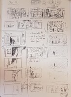 アニメ映画「神々の山嶺」絵コンテ