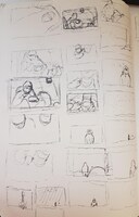 アニメ映画「神々の山嶺」絵コンテ