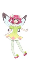 ルビィ（CV：降幡愛）。妖精族の末裔。引っ込み思案な性格で、普段は人に見つからないように暮らしている。
