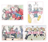 1週目に配布される「キャラクターデザイン谷口淳一郎描きおろし 色紙風かあど」。