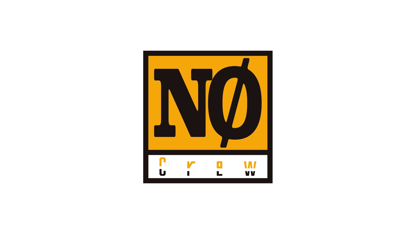NØ Crew（ノー クルー）のロゴ。