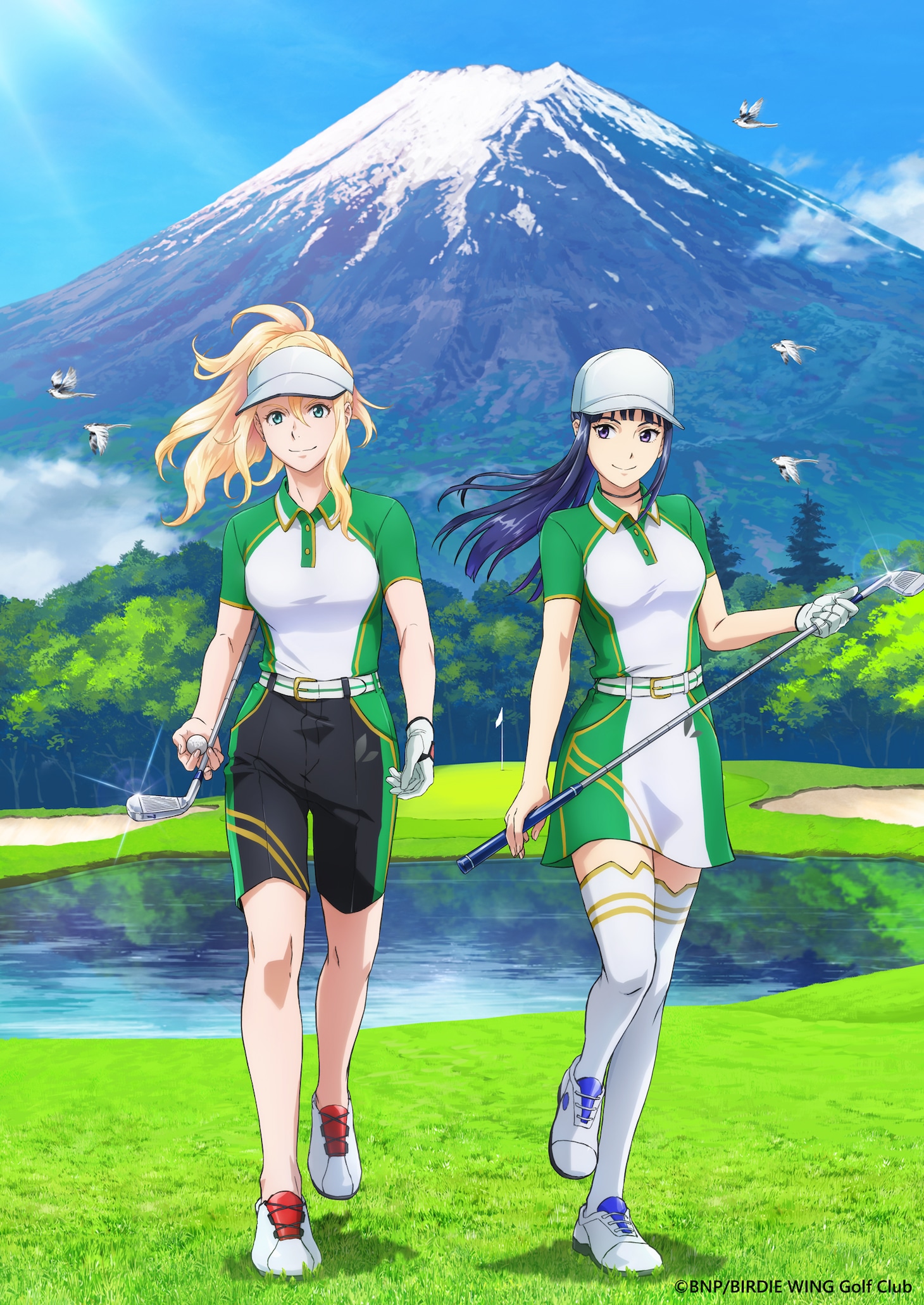 アニメ「BIRDIE WING -Golf Girls' Story-」Season 2ティザービジュアル