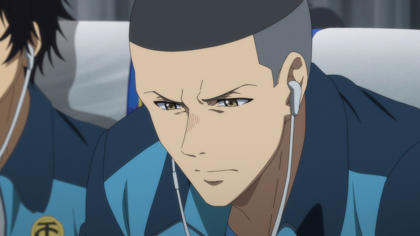 TVアニメ「アオアシ」第13話の場面カット。