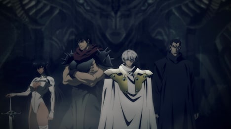 アニメ「BASTARD!!―暗黒の破壊神―」ノンクレジットオープニング映像より。