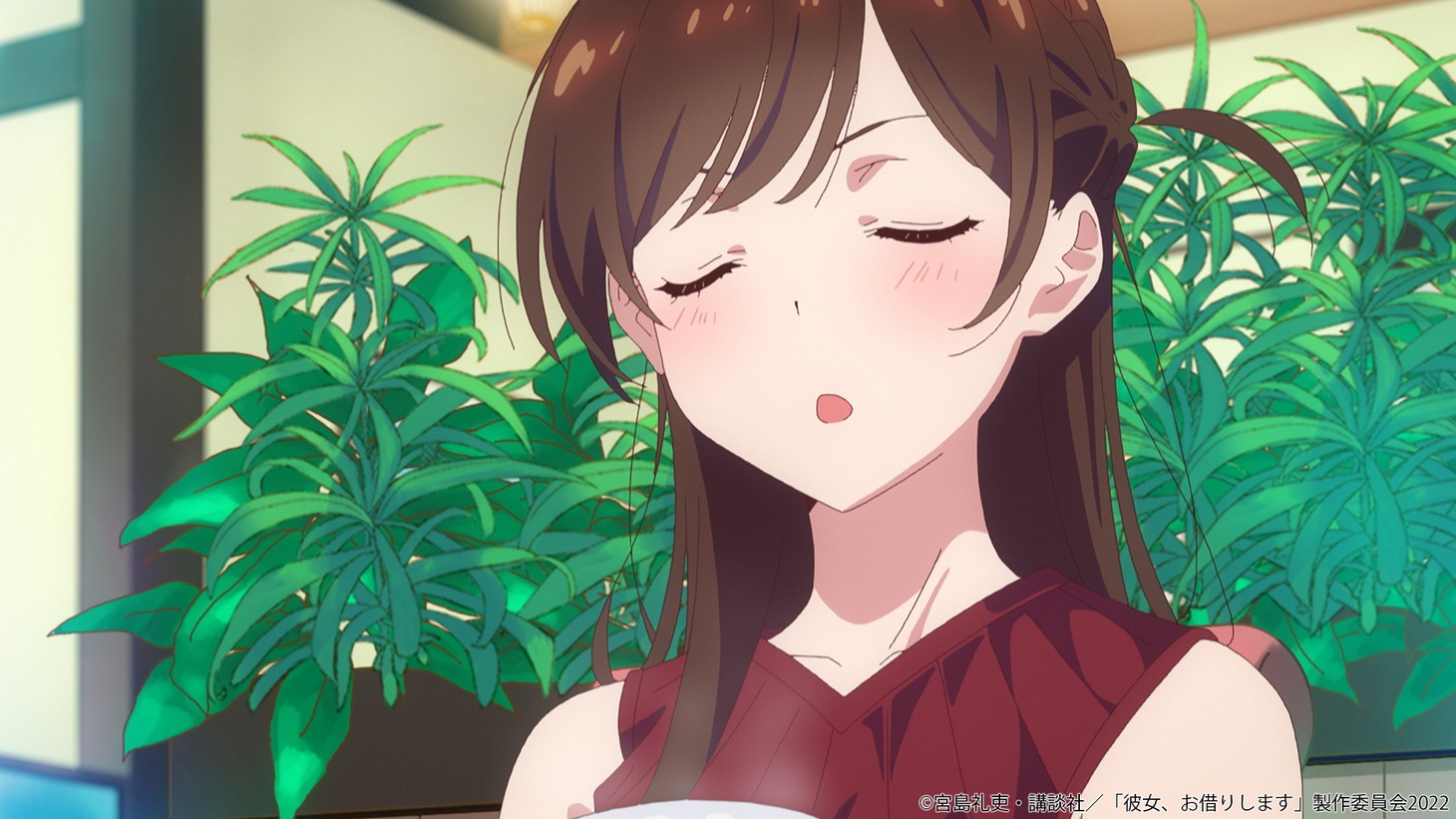 TVアニメ「彼女、お借りします」第2期の第13話の場面カット。
