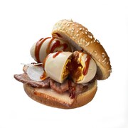 「にんたまバーガー」