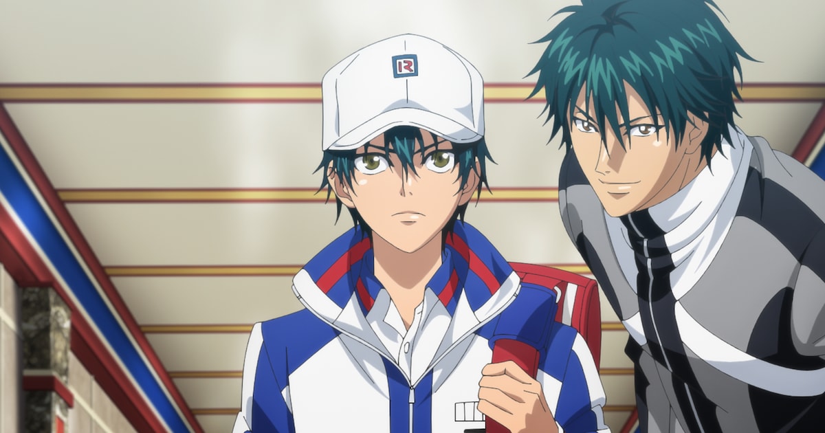 新テニスの王子様」第1話、越前リョーマが対戦相手を退けアメリカ代表 