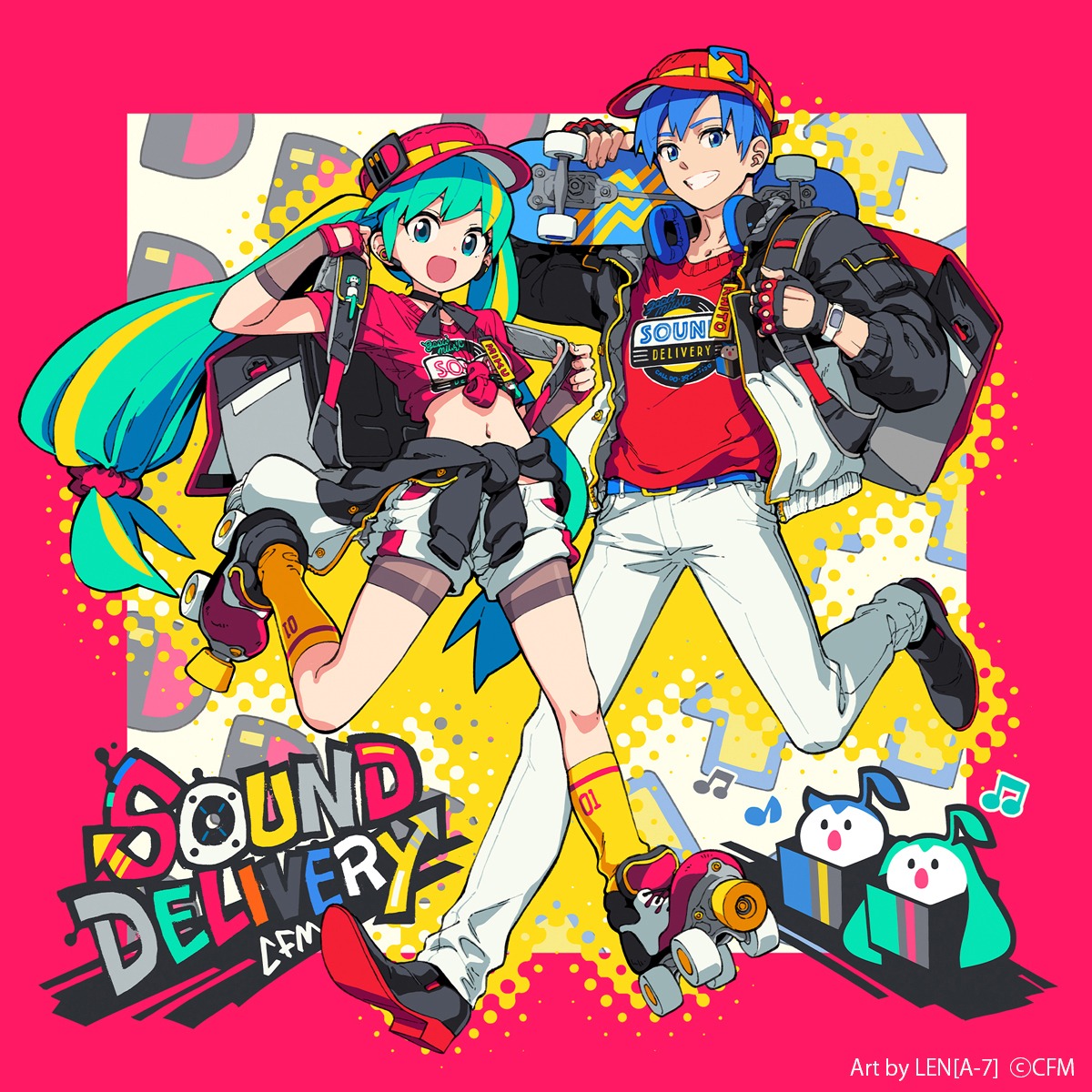 「初音ミク」シリーズオリジナルグッズVol.1のビジュアル。