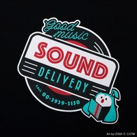 「初音ミク SOUND DELIVERY デリバリースタッフTシャツ」