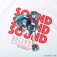 「初音ミク SOUND DELIVERY イラストTシャツ」