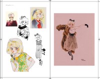 「くらもちふさこ全集2 わるいおとこ」より、巻末のイラストギャラリー。 (c)くらもちふさこ／集英社