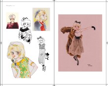 「くらもちふさこ全集2 わるいおとこ」より、巻末のイラストギャラリー。 (c)くらもちふさこ／集英社