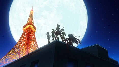 TVアニメ「東京ミュウミュウ にゅ～♡」第1話の場面カット。