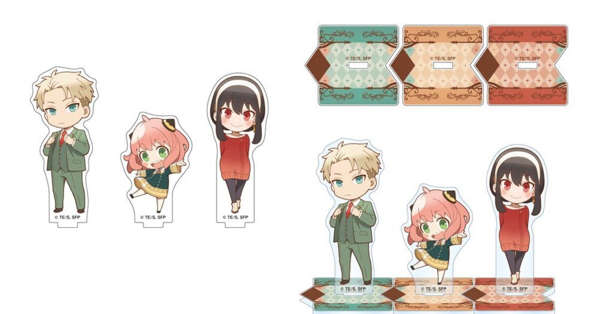 SPY×FAMILY」ロイド、アーニャ、ヨルのミニキャラグッズやぬいぐるみ 
