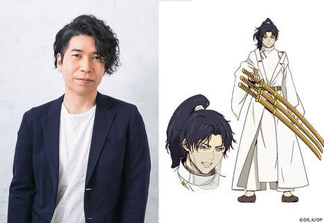 新垣樽助と犬川静六役のキャラクタービジュアル。