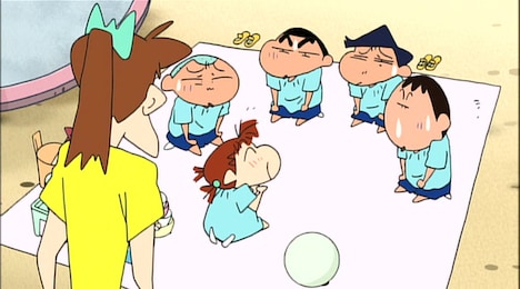 「ネネちゃんの相手は大変だゾ」より。 (c)臼井儀人／双葉社・シンエイ・テレビ朝日・ADK