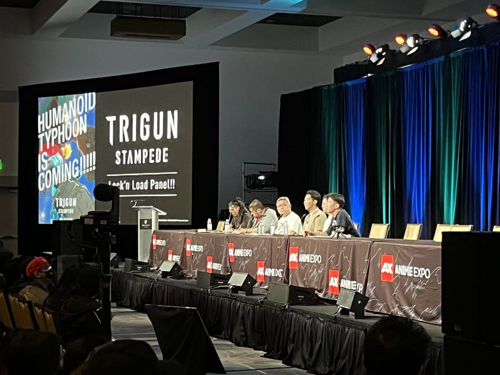 「TRIGUN STAMPEDE」トークイベントより。