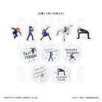 フレークシールのサンプル画像。