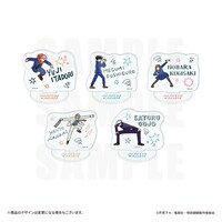 アクリルクリップスタンドのサンプル画像。