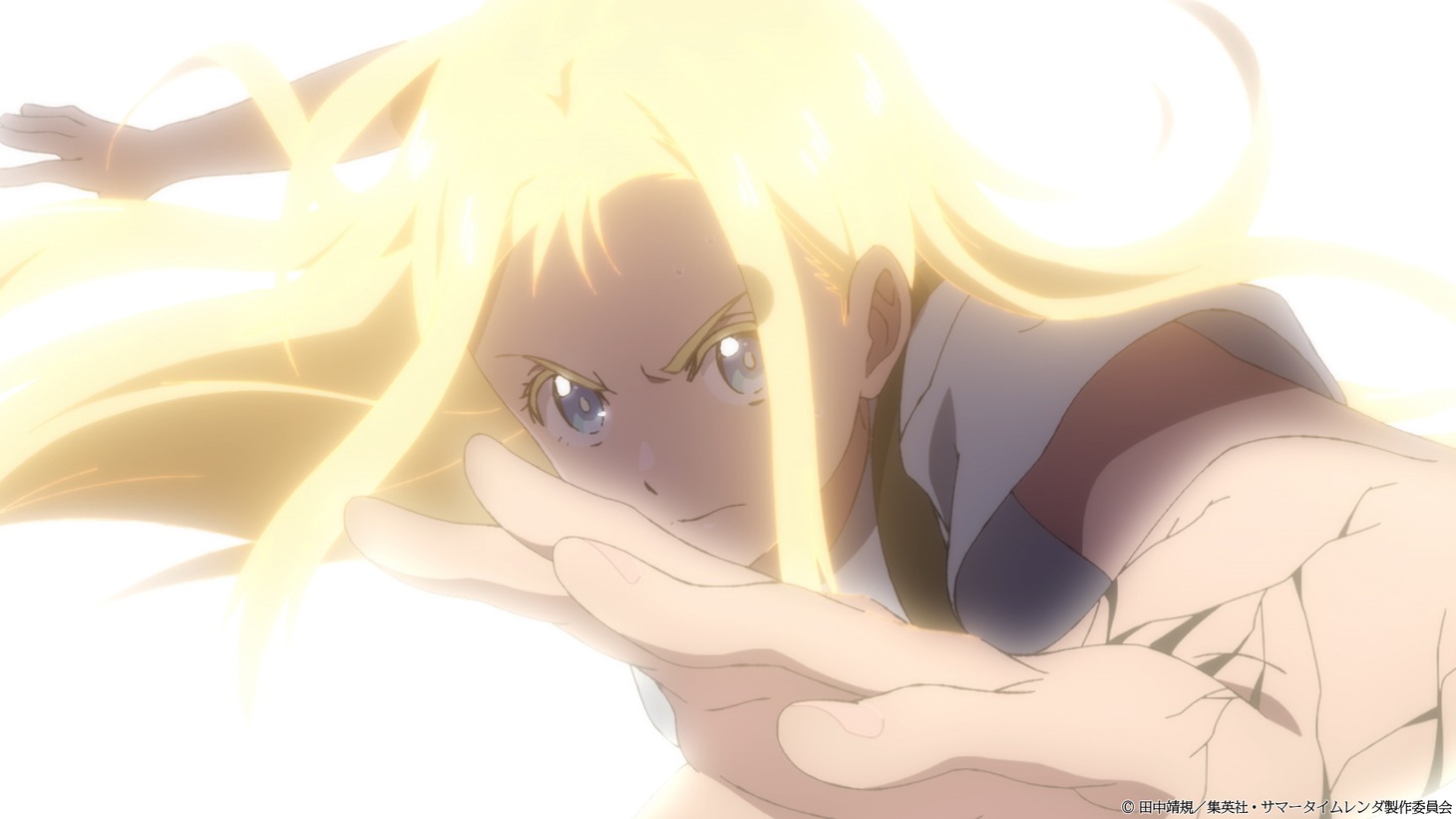 TVアニメ「サマータイムレンダ」後半PVより。 (c)田中靖規／集英社・サマータイムレンダ製作委員会