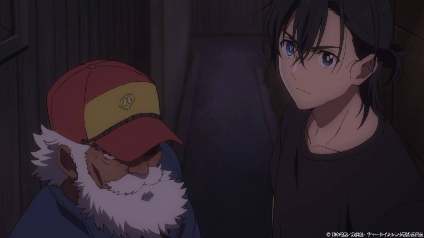 TVアニメ「サマータイムレンダ」後半PVより。 (c)田中靖規／集英社・サマータイムレンダ製作委員会