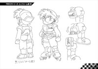 「爆走兄弟レッツ＆ゴー!! 設定資料集」より。