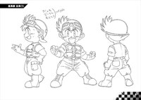 「爆走兄弟レッツ＆ゴー!! 設定資料集」より。