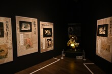 「水木しげるの妖怪 百鬼夜行展～お化けたちはこうして生まれた～」の様子。(c)水木プロダクション