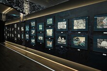 「水木しげるの妖怪 百鬼夜行展～お化けたちはこうして生まれた～」の様子。(c)水木プロダクション