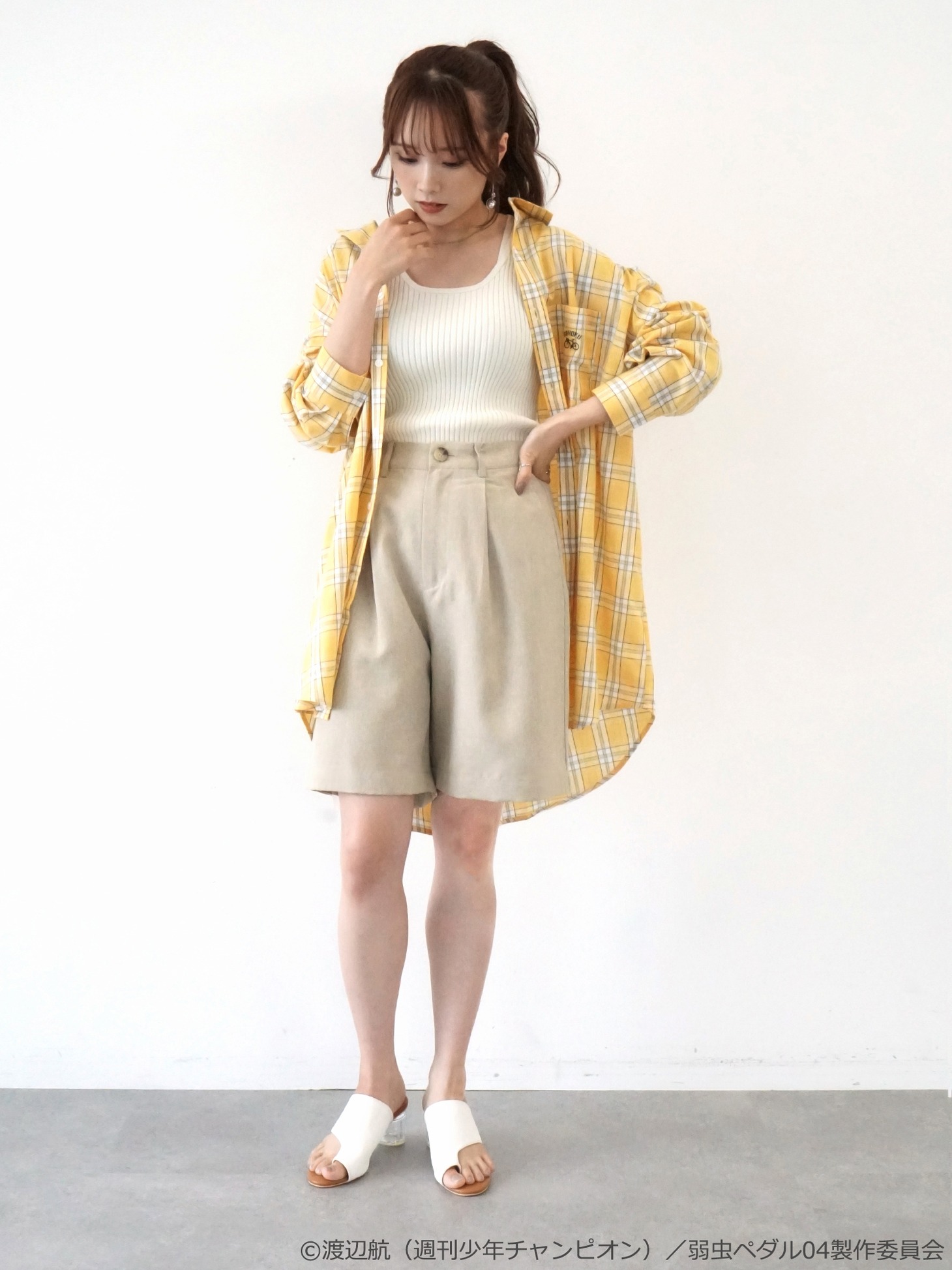 「弱虫ペダル ビッグシャツ」着用イメージ