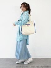 「弱虫ペダル スクエアトートバッグ」使用イメージ