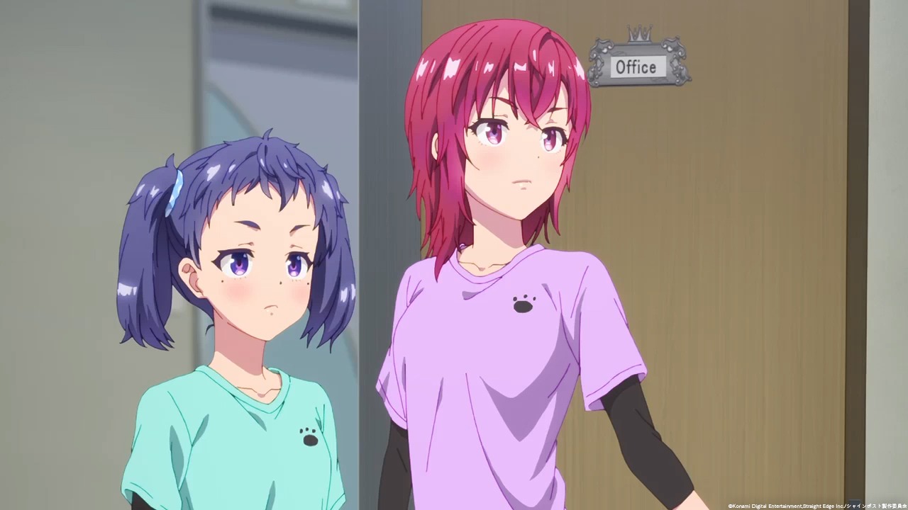 TVアニメ「シャインポスト」第1話「青天国春は《輝かない》」場面カット