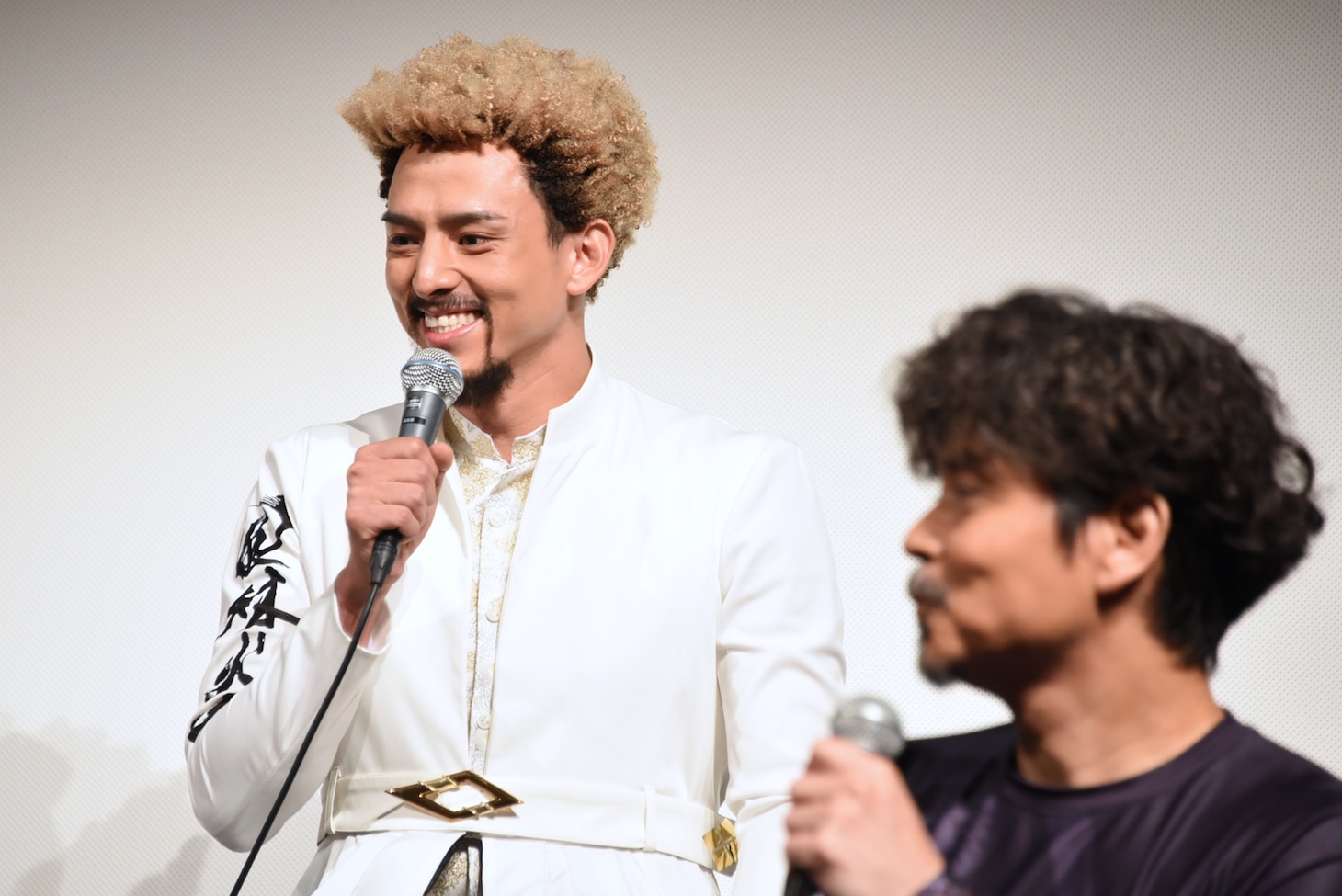 ドラマ「新・信長公記～クラスメイトは戦国武将～」制作発表会見より。