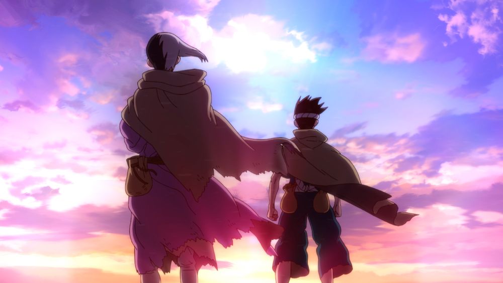 TVスペシャル「Dr.STONE 龍水」ノンクレジットオープニング映像より。
