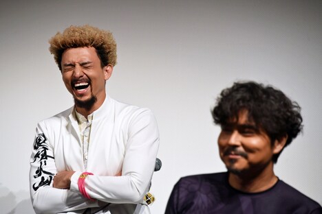 ドラマ「新・信長公記~クラスメイトは戦国武将~」制作発表会見より。