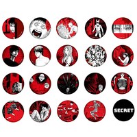 「伊藤潤二作品 ブラインド缶バッジ」全20種