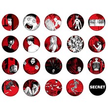 「伊藤潤二作品 ブラインド缶バッジ」全20種