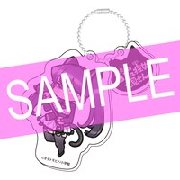 オダトモヒト描き下ろしイラストを使用したアクリルキーホルダー。