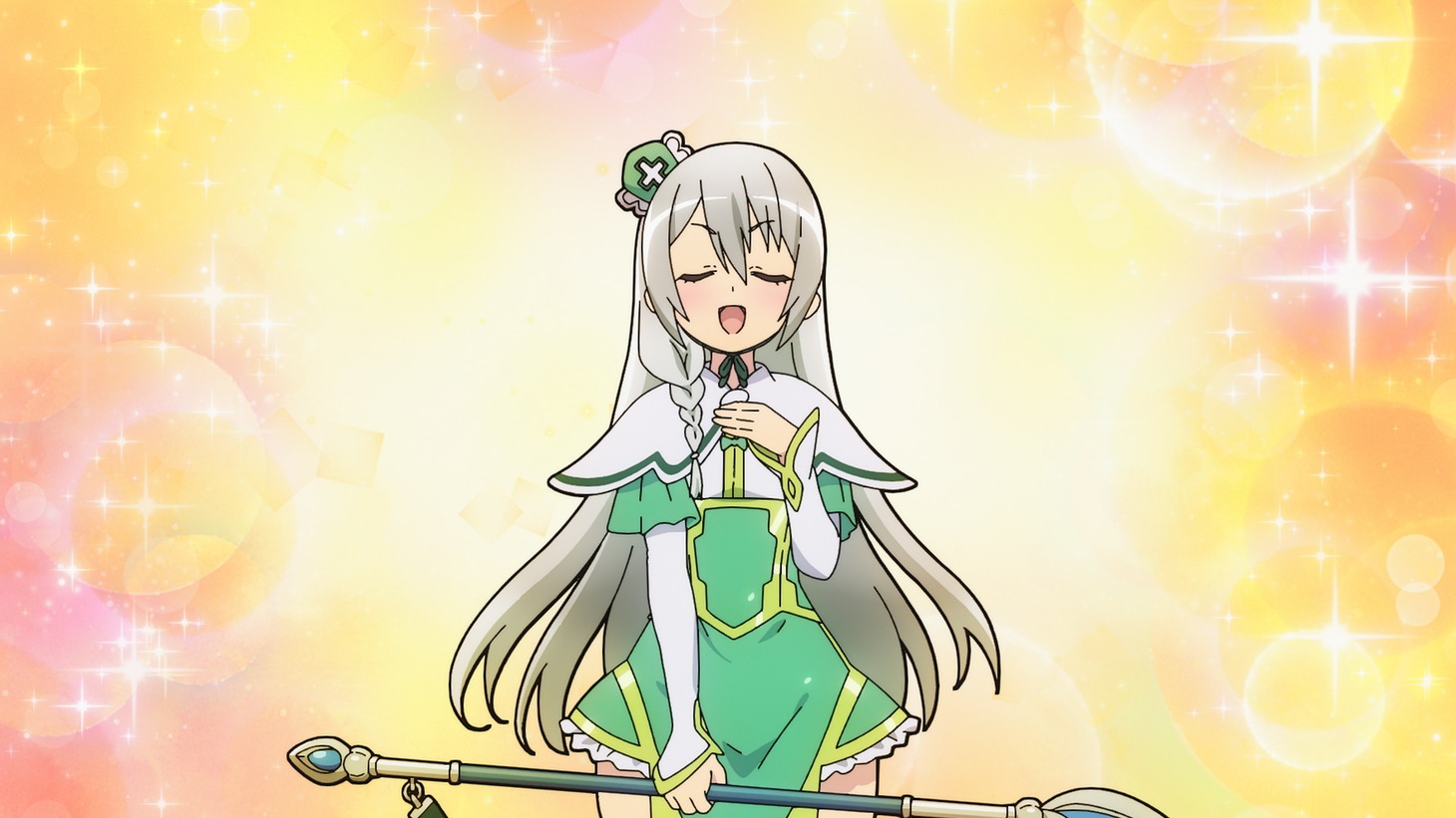 TVアニメ「不徳のギルド」ティザーPVより、メイデナ・アンジェ（CV：渋谷彩乃）。 (c)河添太一/SQUARE ENIX・「不徳のギルド」製作委員会