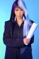 貴城けい扮する竹花京太郎。