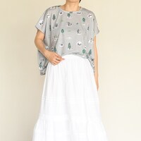 ビッグTシャツ着用イメージ。